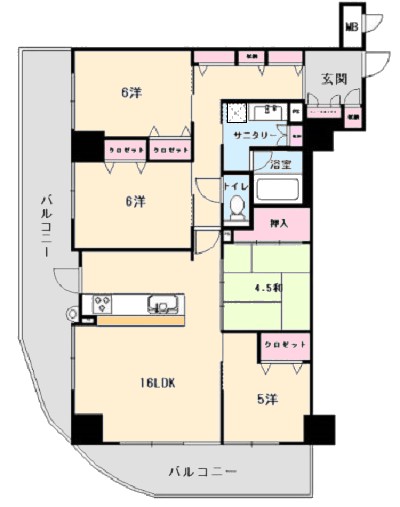 アルファステイツ一ツ橋間取り図