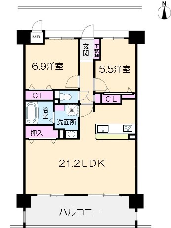 アルファステイツ北久保間取り図