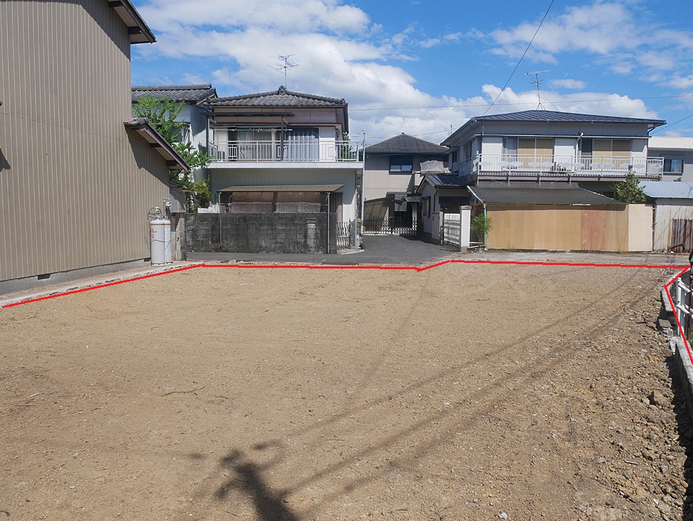 道路を見る
