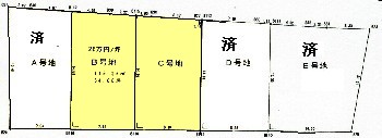 高知不動産・介良横堀造成地図面